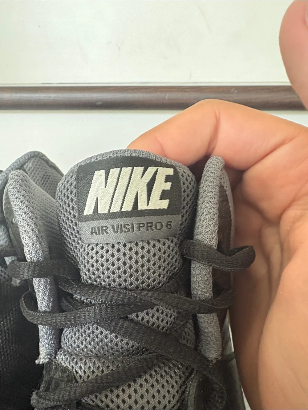 Nike Air Visi Pro 6 Black and great color way bball shoes